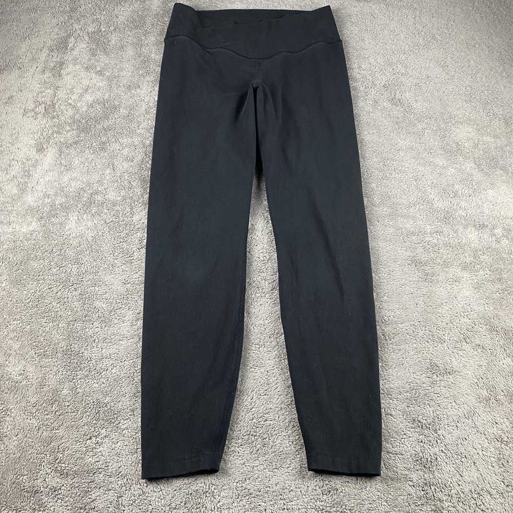 Old Navy Active Powerchill High Rise Leggings Womens Medium Black Go-Dry Yoga‎